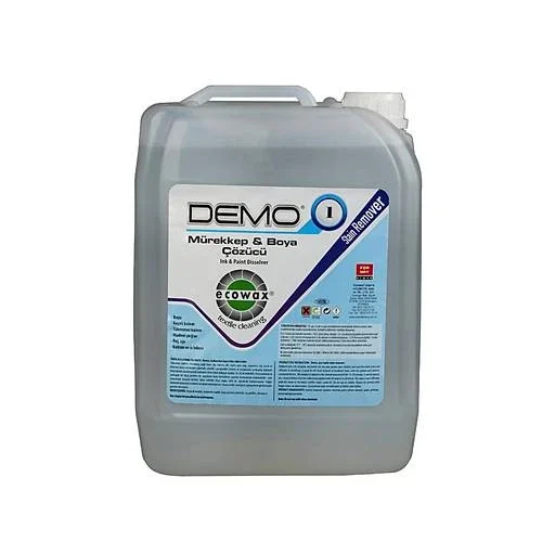 DEMO 1 Mürekkep & Boya Çözücü – Ecowax Ekolojik Temizlik Çözümü